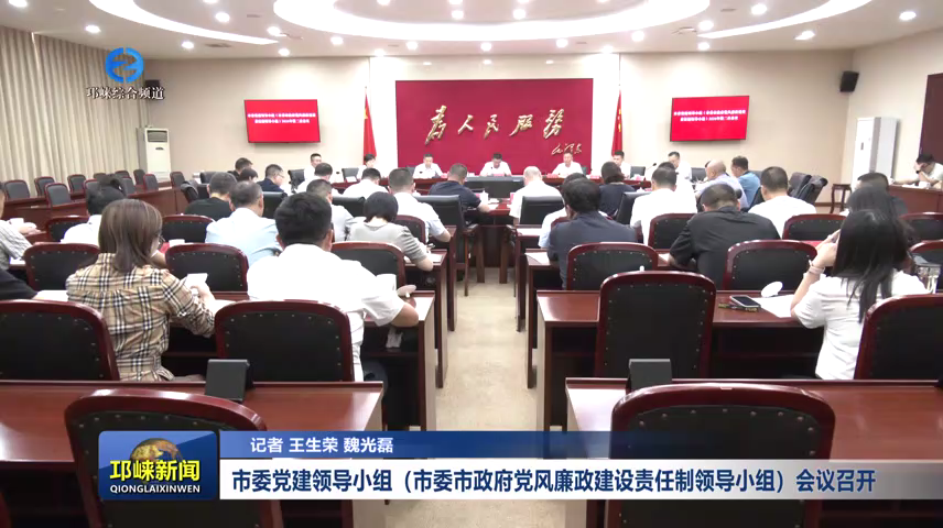 【20260910】市委党建领导小