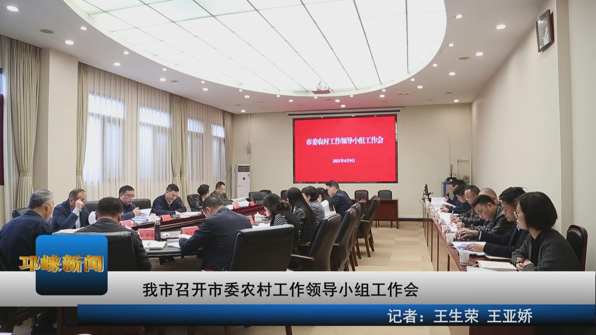 【20210409】我市召开市委农