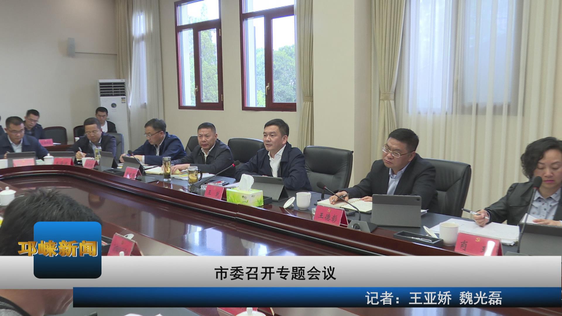 【20210409】市委召开专题会